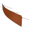 Borderpaneel Flex 56 cm + toebehoren - 220x56x3.5 cm (LxHxB) Corten