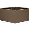 Bloembak vlak - 90x90x60 cm Supra bruin