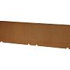 Kantopsluiting Single 300x16.5 cm - Corten