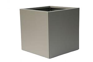 Bloembak vlak - 60x60x60 cm Taupe