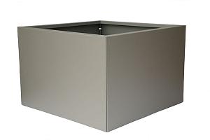 Bloembak vlak - 90x90x60 cm Taupe