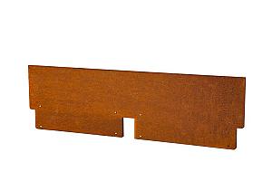 Kantopsluiting Double 300x10 cm Corten