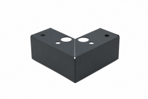 Poten set - 5 cm hoog Antraciet