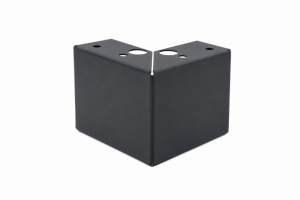 Poten set - 9.5 cm hoog Antraciet