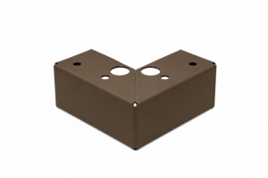 Poten set - 5 cm hoog Supra bruin