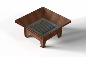 Cortenstaal vuurschaal