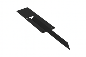Koppelspies 27.7 cm - Grafiet zwart - per stuk