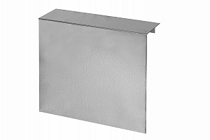 Overzetstuk muurelement Recht 150x45x15.8 cm - Verzinkt