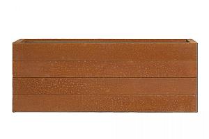 Plantenbak Modulair Corten 210x90x56 cm