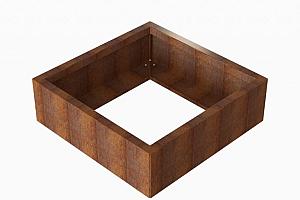 Plantenbak Module+ Corten 90x90x28 cm