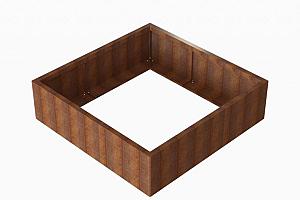 Plantenbak Module+ Corten 150x150x42 cm