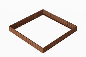 Bloembak Module+ 360x360x42 cm
