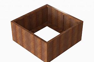 Plantenbak Module+ Corten 120x120x56 cm