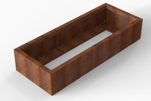 Plantenbak Module+ Corten 150x60x28 cm