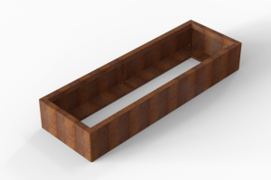 Plantenbak Module+ Corten 180x60x28 cm