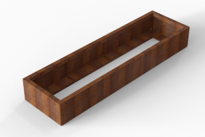 Plantenbak Module+ Corten 210x60x28 cm