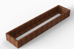 Plantenbak Module+ Corten 270x60x28 cm