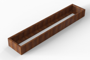 Plantenbak Module+ Corten 300x60x28 cm