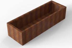 Plantenbak Module+ Corten 180x60x42 cm