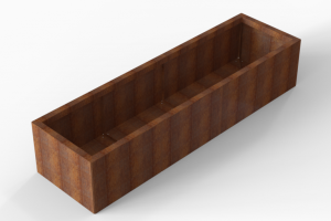 Plantenbak Module+ Corten 210x60x42 cm