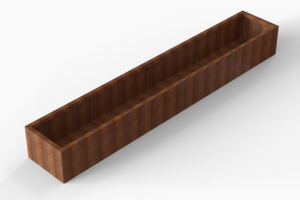 Plantenbak Module+ Corten 360x60x42 cm