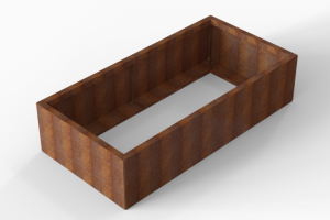 Bloembak Module+ | Rechthoek | 42 cm hoog