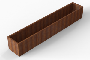 Plantenbak Module+ Corten 360x60x56 cm