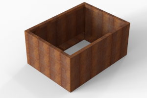 Plantenbak Module+ Corten 120x90x56 cm