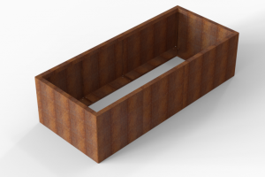 Plantenbak Module+ Corten 210x90x56 cm