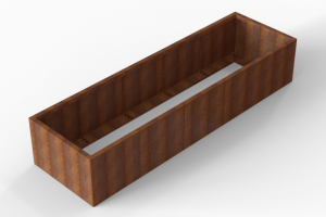 Plantenbak Module+ Corten 300x90x56 cm