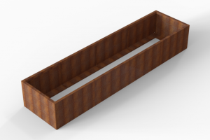 Plantenbak Module+ Corten 360x90x56 cm