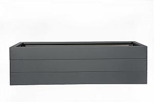 Plantenbak Modulair Antraciet | Rechthoek | 42 cm hoog