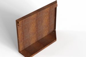 Uitwendig hoekpaneel-L (B) 60x42 cm