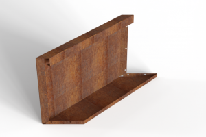 Parallel paneel-L (E) 60x42 cm
