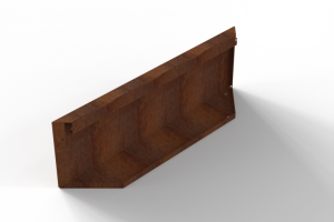 Kopschot paneel (D) 90x28 cm