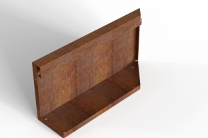 Uitwendig hoekpaneel-L (B) 60x28 cm