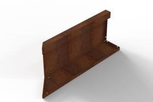 Inwendig hoekpaneel-R (C) 60x28 cm