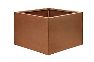 Bloembak vlak - 60x60x60 cm Corten