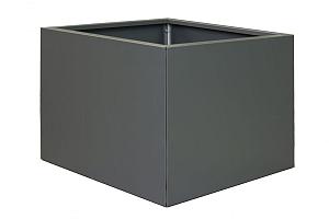 Plantenbak Vlak Antraciet | Vierkant | 60 cm hoog
