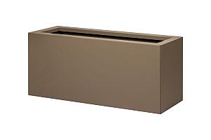 Bloembak vlak - 30x90x40 cm Supra bruin