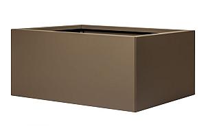 Bloembak vlak - 60x90x40 cm Supra bruin