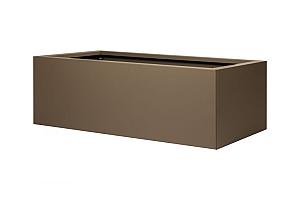Bloembak vlak - 60x120x40 cm Supra bruin