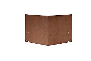 Uitwendige hoek Double (flg) 16.5 cm - Corten