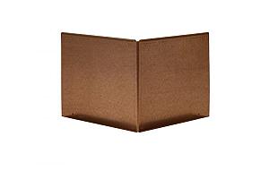 Uitwendige hoek Kantopsluiting Single & Single flex 10 cm - Corten