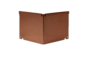 Inwendige hoek Kantopsluiting Single & Single flex 10 cm - Corten