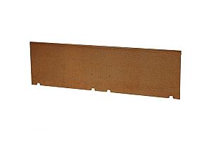 Kantopsluiting Single 300x10 cm - Corten