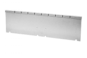 Kantopsluiting Single flex 300x10 cm - Verzinkt