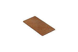 Koppelplaat 16.5 cm - Corten - verpakt per 50 st.