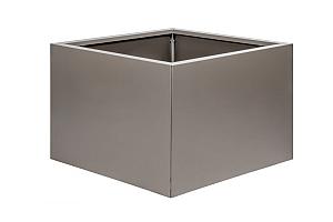 Bloembakken Vlak Taupe | 60 cm hoog