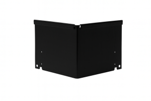 Inwendige hoek Kantopsluiting  Single / Single flex 27.7 cm - Grafiet zwart